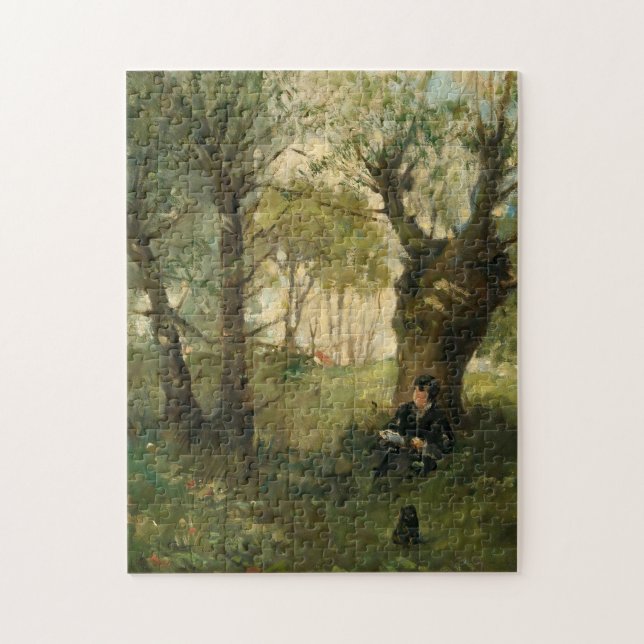 Vieux Chemin À Auvers | Berthe Morisot Jigsaw Puzzle (Vertical)