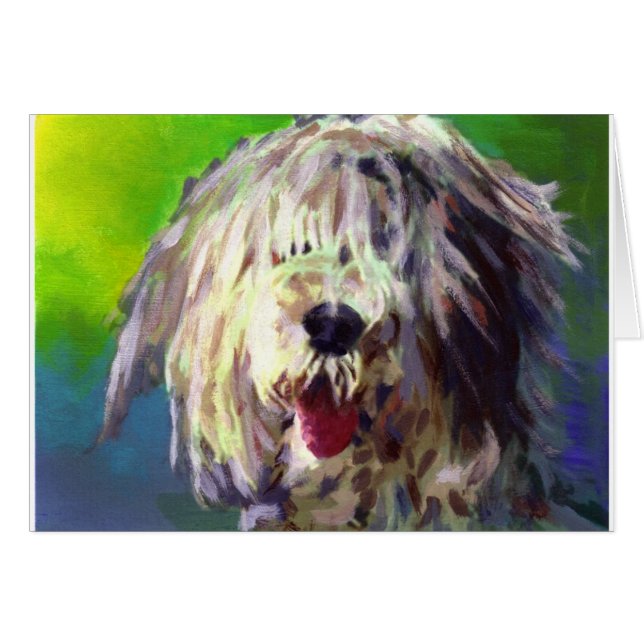 Vieux chien de moutons anglais (Devant horizontal)