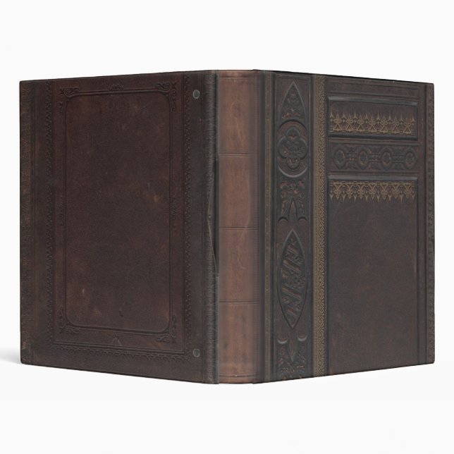 Vieux classeur en cuir d'album (Arrière-plan)