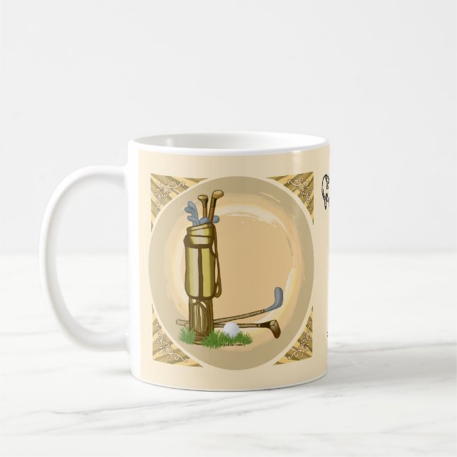 Vieux club de golf mug (Gauche)