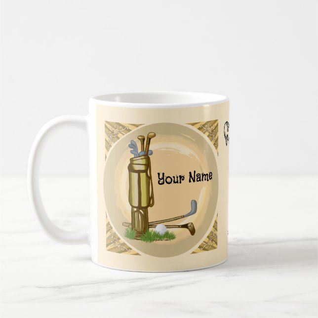 Vieux club de golf mug (Gauche)