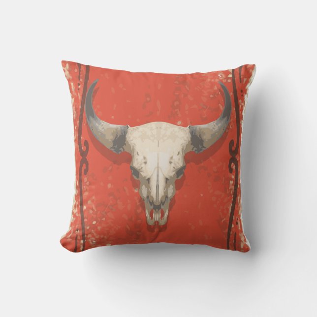 Vieux coussin de crâne de vache (Recto)