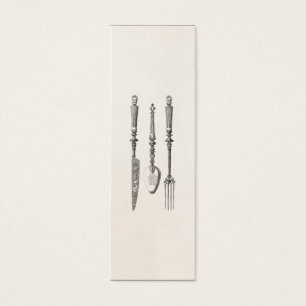 Vieux couverts de 1800s de couteau de fourchette