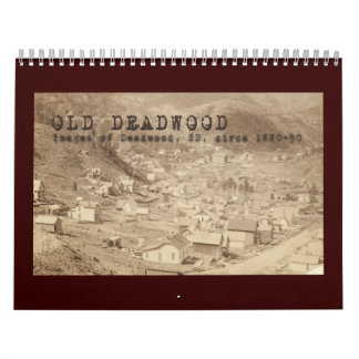 Vieux Deadwood Calendrier de 12 mois