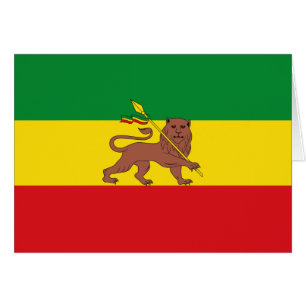 Vieux drapeau éthiopien