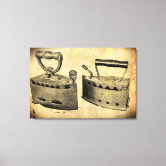 VIEUX EFFECT PHOTO sur fer vintage sur toile impri