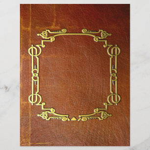 Vieux effet Vintage Papier à rebut en cuir Faux