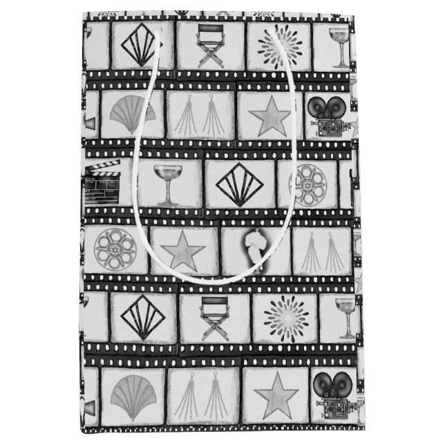 Vieux film Hollywood sac cadeau (Devant)