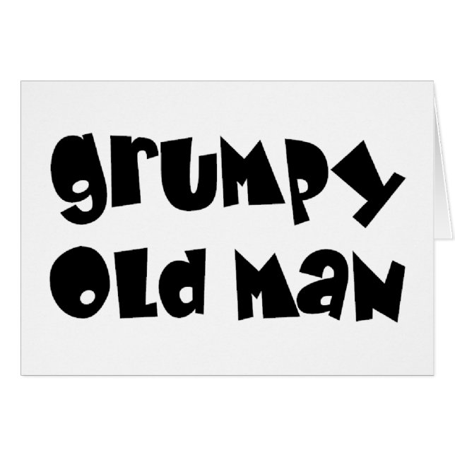 vieux grincheux (Devant horizontal)