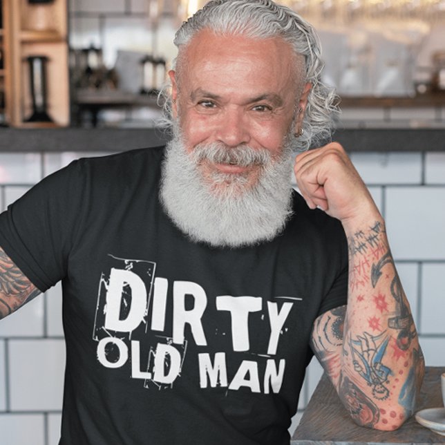 VIEUX HOMME, AU-DESSUS DES T-SHIRTS D'ANNIVERSAIRE (Créateur téléchargé)