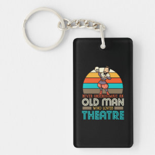 Vieux Homme qui aime le théâtre