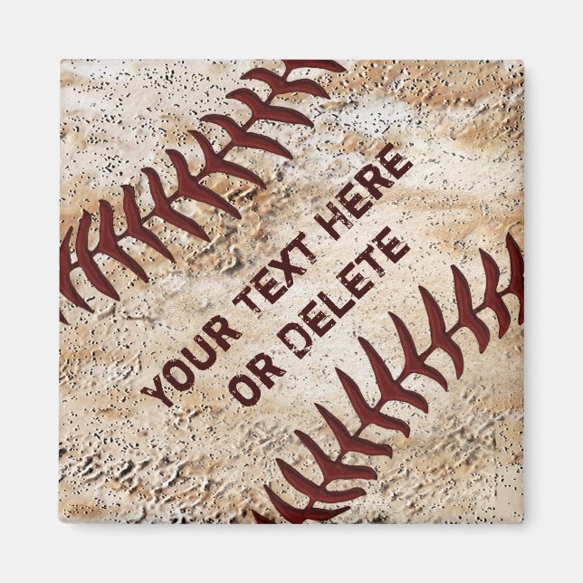 Vieux Magnets De Baseball, À Proximité De Baseball (Devant)