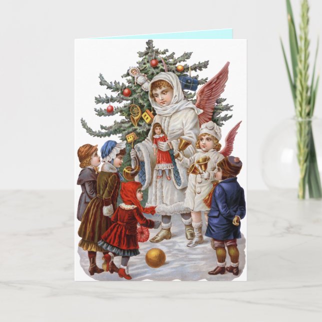 Vieux Noël Carte Vintage (Devant)