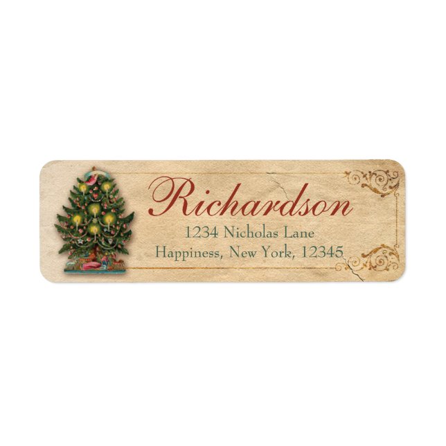 Vieux Noël victorien antique Bougies Saint (Devant)