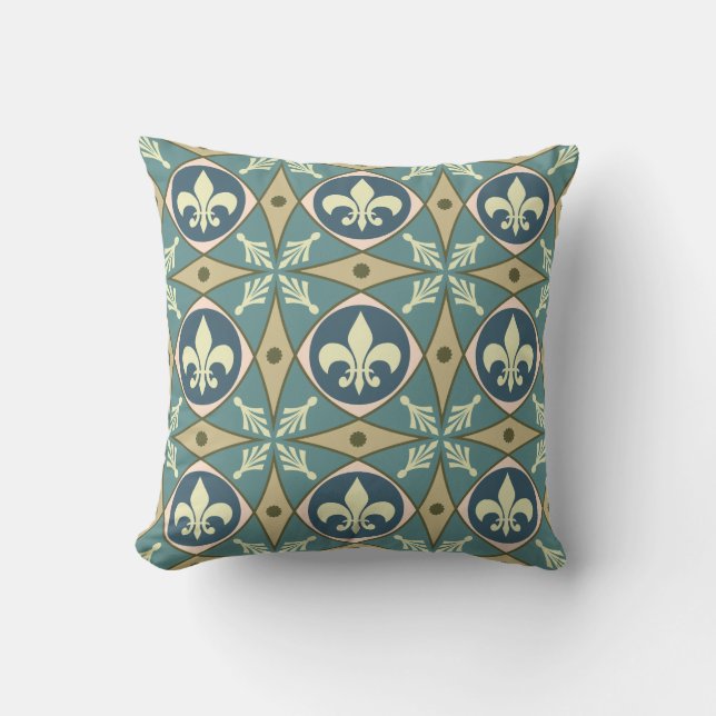 Vieux Oreiller Fleur De Lis (Recto)