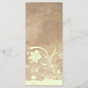 Vieux Parchemin Shabby Chic Wedding Programme