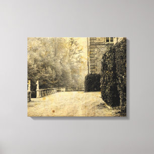 VIEUX PHOTO sur ambiance romantique sur toile impr