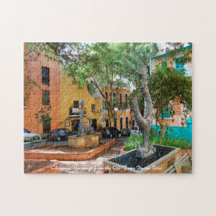 Vieux-Port de Porto Rico. Puzzle de Noël P