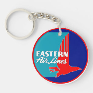 Vieux porte - clé de logo d'Eastern Airlines circ