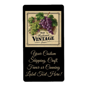 Vieux Raisins Vintages de mode, Vin pourpre et noi
