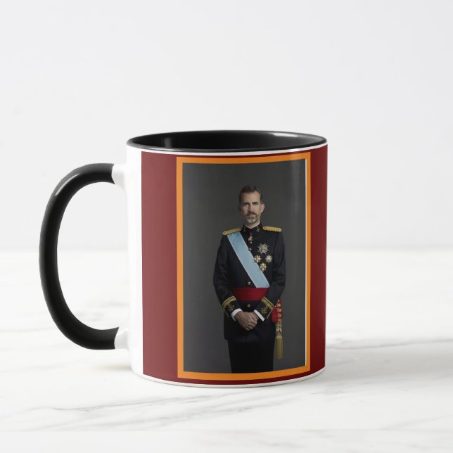 Vieux roi d'Espagne, photo Mug (Gauche)