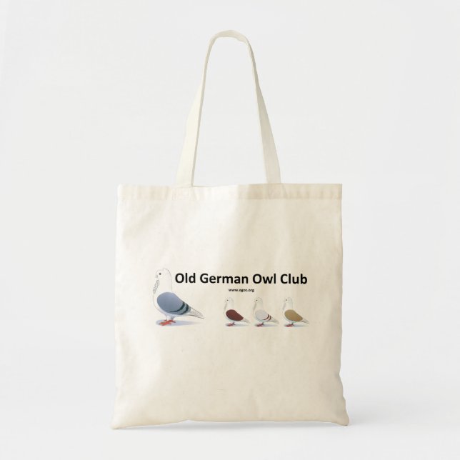 Vieux sac de club allemand de hibou (Devant)
