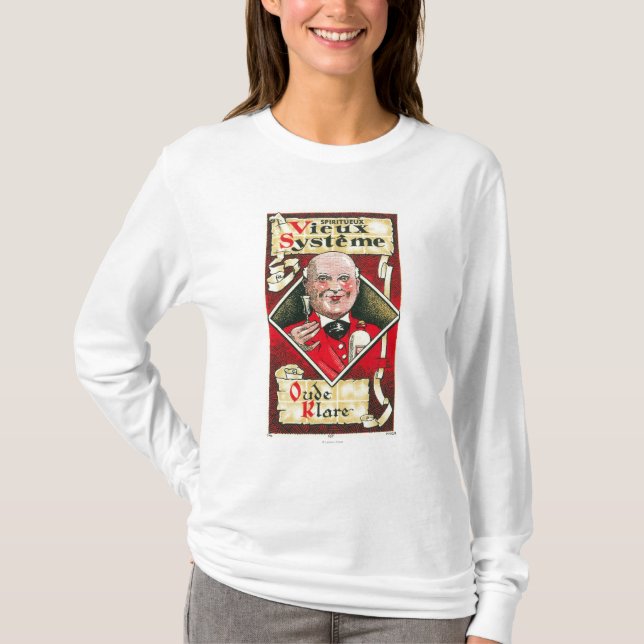 Vieux Systeme Wine LabelEurope T-Shirt (Front)