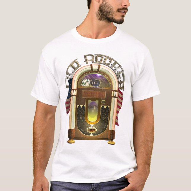 Vieux T-shirt de balancier de juke-box (Devant)