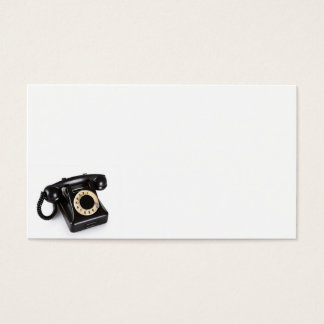 Vieux téléphone Vintage noir avec numéro Rotary 2