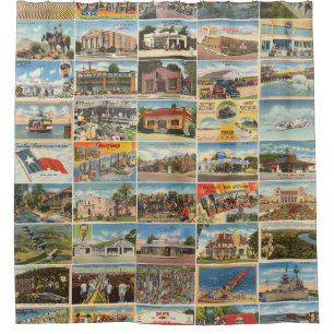 Vieux Texas Cartes postales Douche rideau
