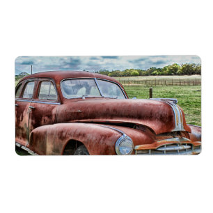Vieux véhicule classique rouillé Automobile Vintag