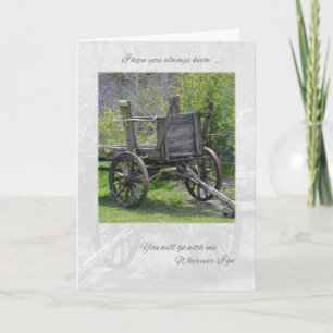 Vieux Wagon penser de vous carte