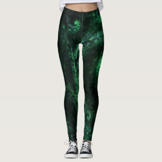 VieuxOnes Fractal Art Design Leggings