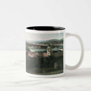 View across Greenwich Park towards London Two-Tone Coffee Mug
