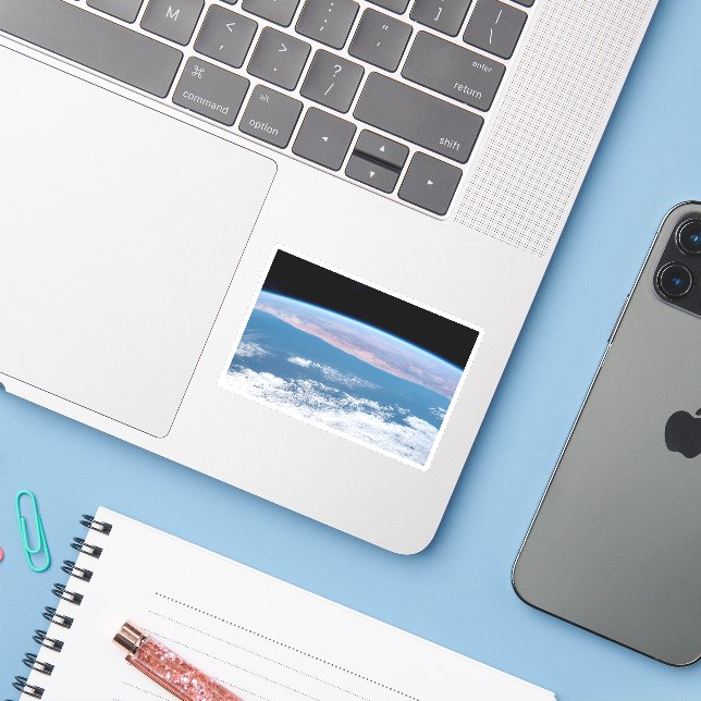 View Across The Southwest Coast Of Africa. (Laptop w/ iPhone)