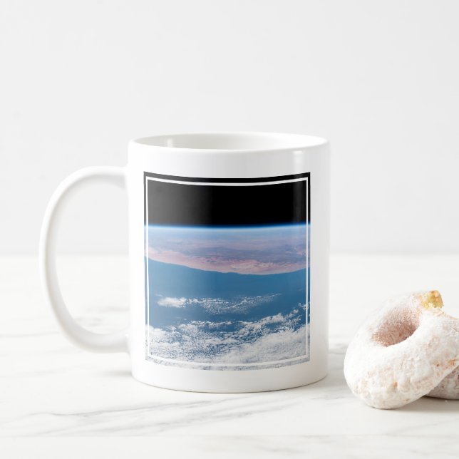 View Across The Southwest Coast Of Africa. Coffee Mug (With Donut)