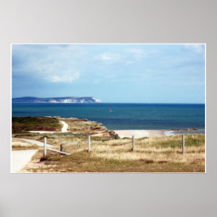 View Across to Isle of Wight Poster