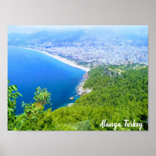 View at Alanya, Turkey Poster