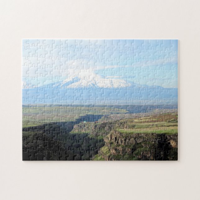 View at mountain Ararat from Armenian side Jigsaw Puzzle (Horizontal)
