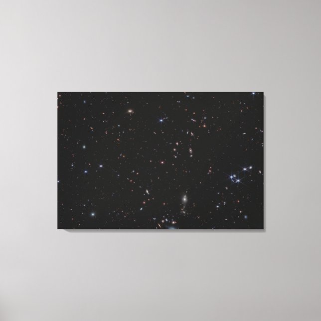View Between The Pisces & Andromeda Constellations Canvas Print (Front)