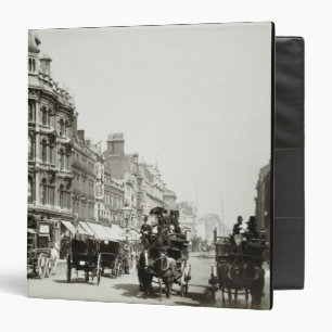 View down Oxford Street, London (b/w photo) Binder