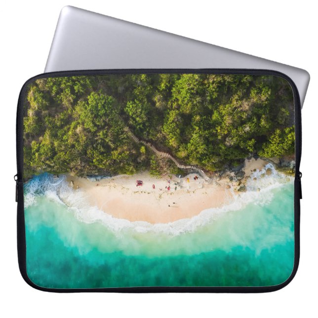 View from above, stunning aerial view of some tour laptop sleeve (Front)