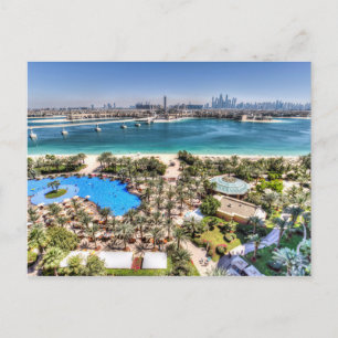 View From Atlantis Palm Hotel Postcard