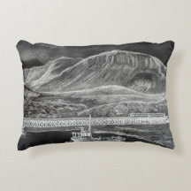 View from Barmouth towards Cader Idris pillow