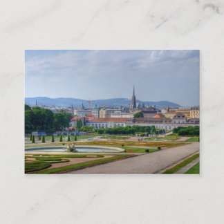 View From Belvedere Over Vienna Austria Business Card