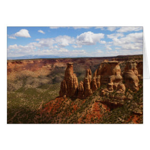 View from Canyon Rim Trail at Colorado Monument