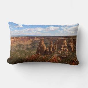 View from Canyon Rim Trail at Colorado Monument Lumbar Pillow