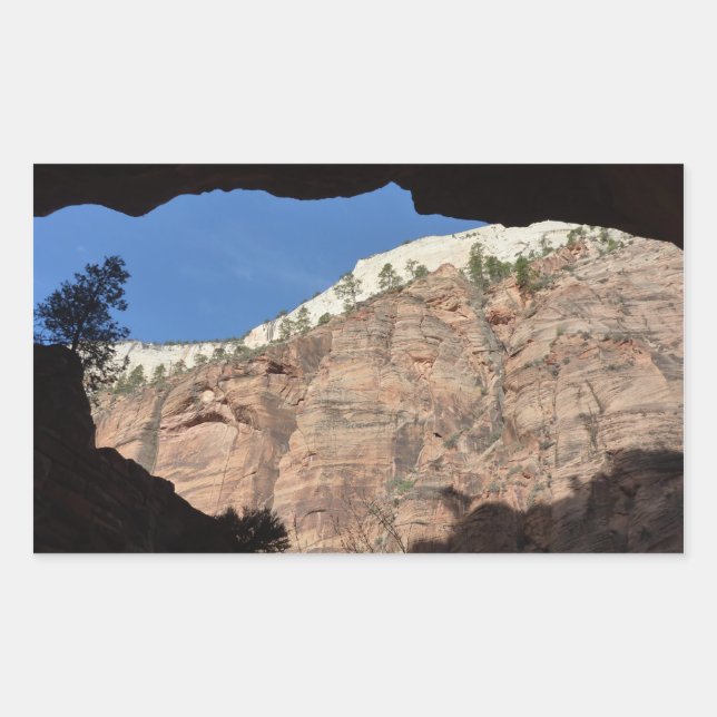 View from Devil's Staircase at Zion National Park Sticker (Front)