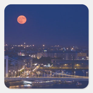 View from Fishermens Bastion next to Matyas Square Sticker