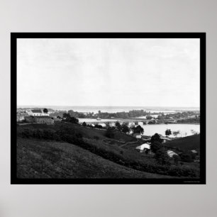 View from Georgetown Heights 1865 Poster
